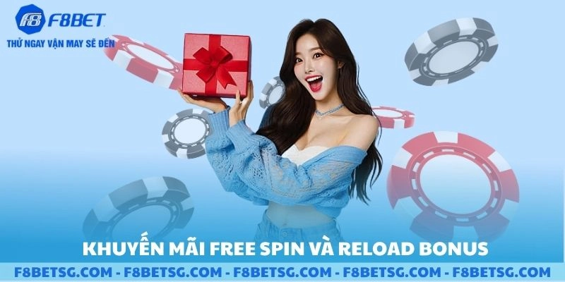 Khuyến mãi Free Spin và Reload Bonus cực đã