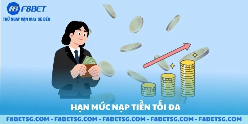 Hạn mức nạp tiền tối đa của F8BET