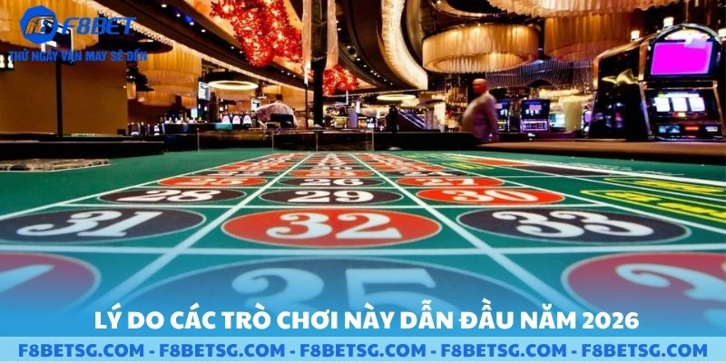 Các lý do trò chơi dẫn đầu trong năm 2026 của F8BET